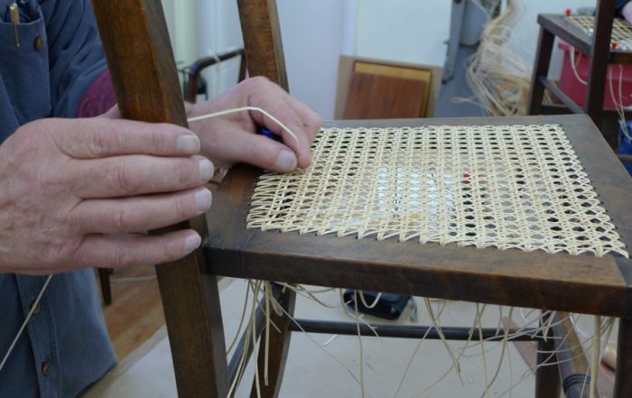 chair caning six way pattern